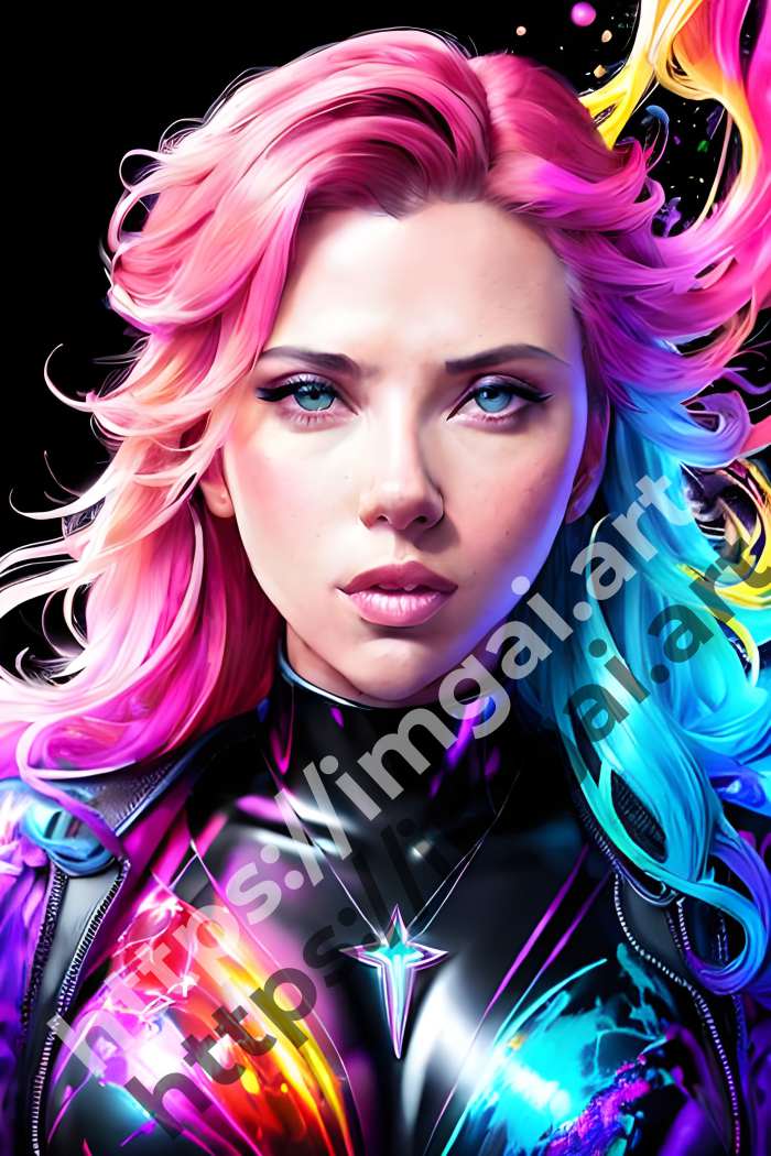  Постер Scarlett Johansson (актеры)  в стиле Клипарт. №1233