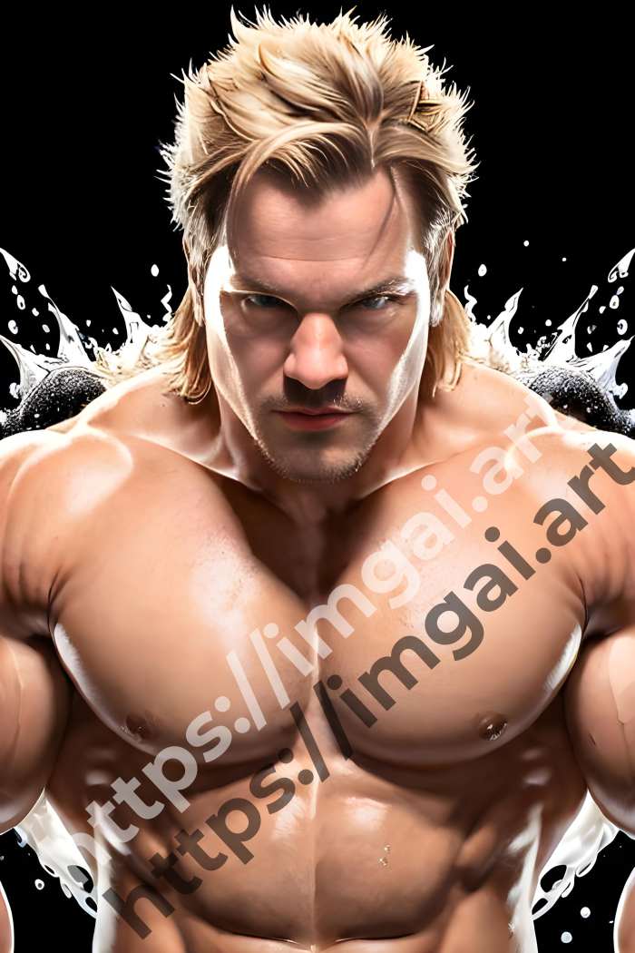  Постер Chris Jericho (рестлеры)  в стиле Splash art. №1394