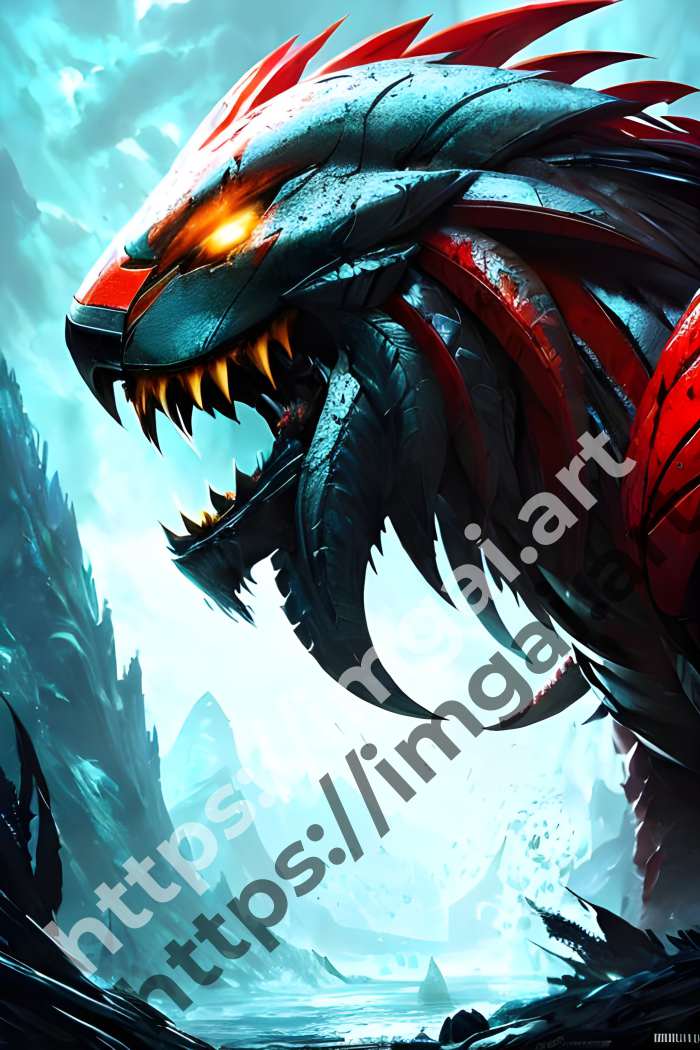  Постер Predator (фильмы)  в стиле Splash art. №153