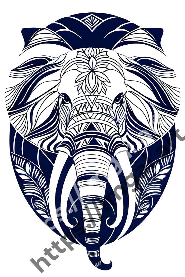  Раскраска elephant (дикие животные). №180