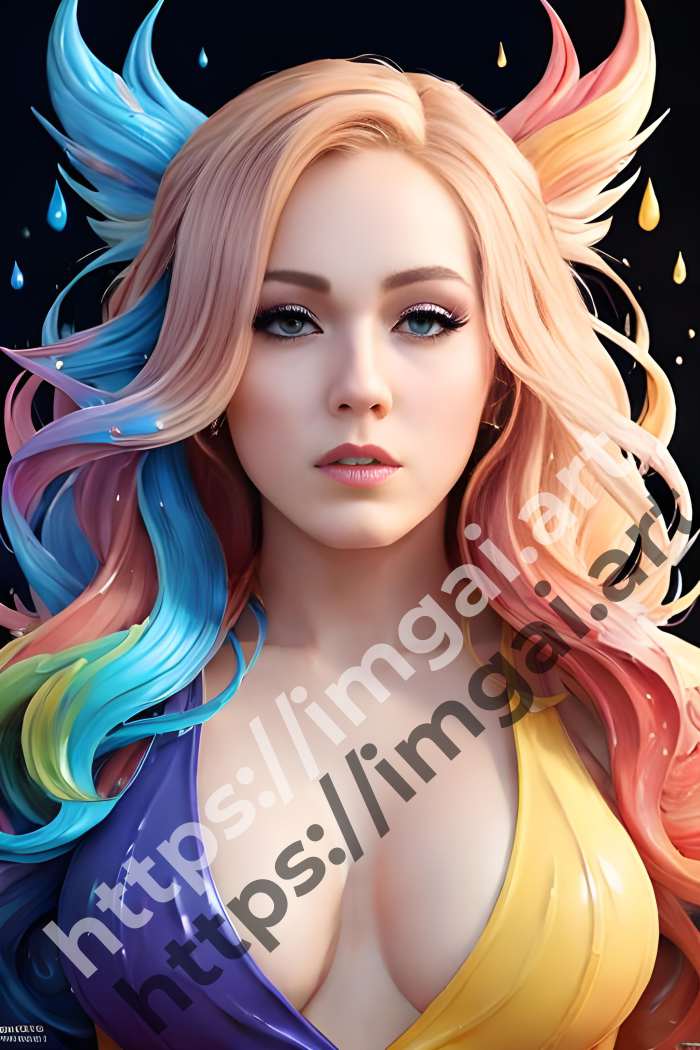  Постер Adele (певцы)  в стиле Splash art. №184