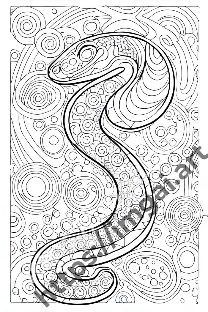  Раскраска Salamander (мифические животные)  в стиле Disney. №2791