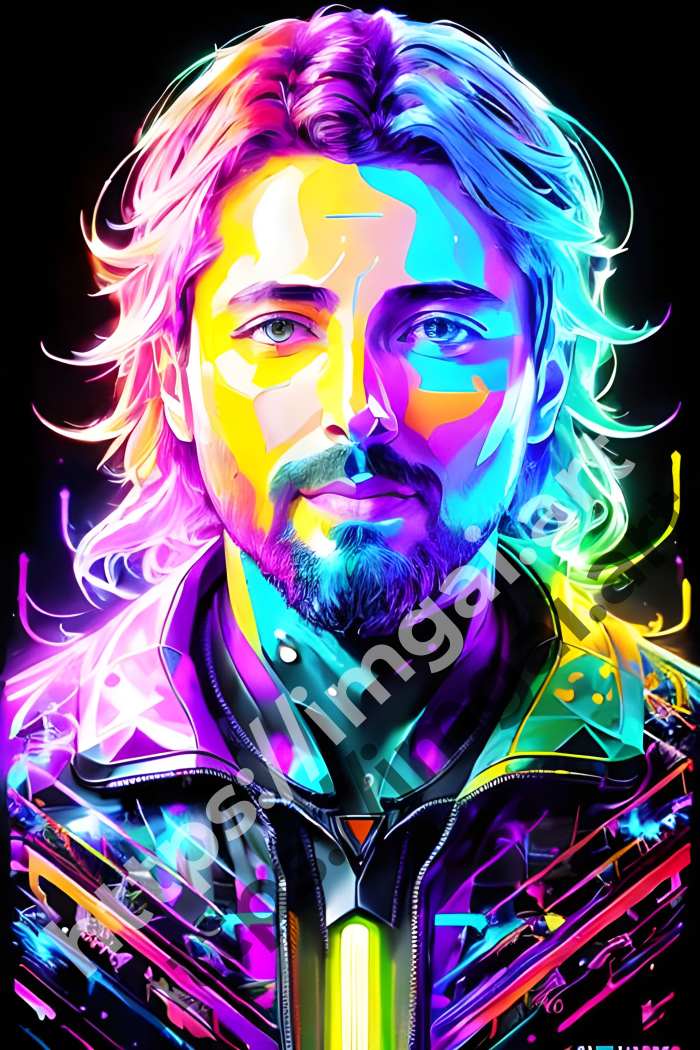  Постер Sergey Brin (другие знаменитости)  в стиле Клипарт. №3091
