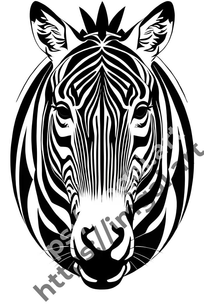  Принт zebra (дикие животные). №3182