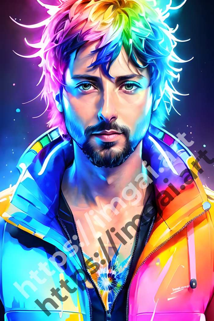  Постер Sergey Brin (другие знаменитости)  в стиле Акварель. №3327