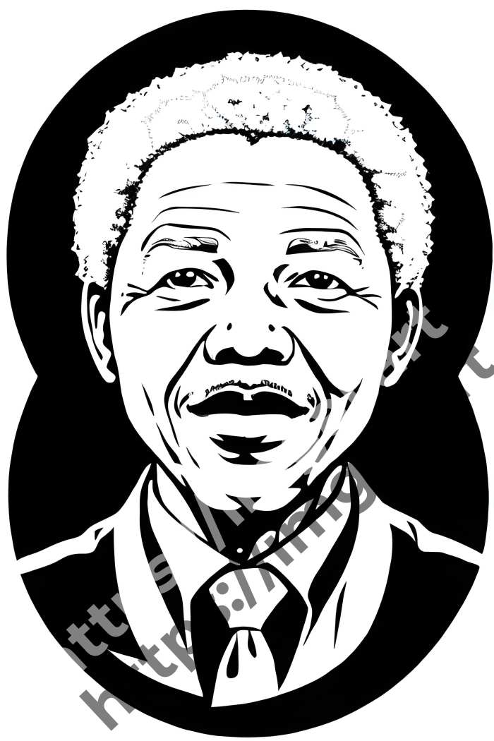  Принт Nelson Mandela (другие знаменитости). №3397