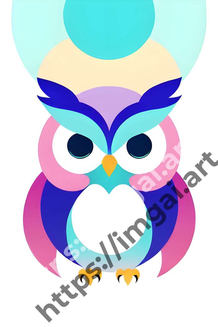  Принт owl (птицы). №376