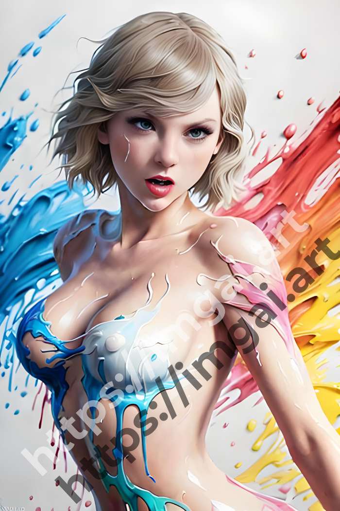  Постер Taylor Swift (певцы)  в стиле Splash art. №588