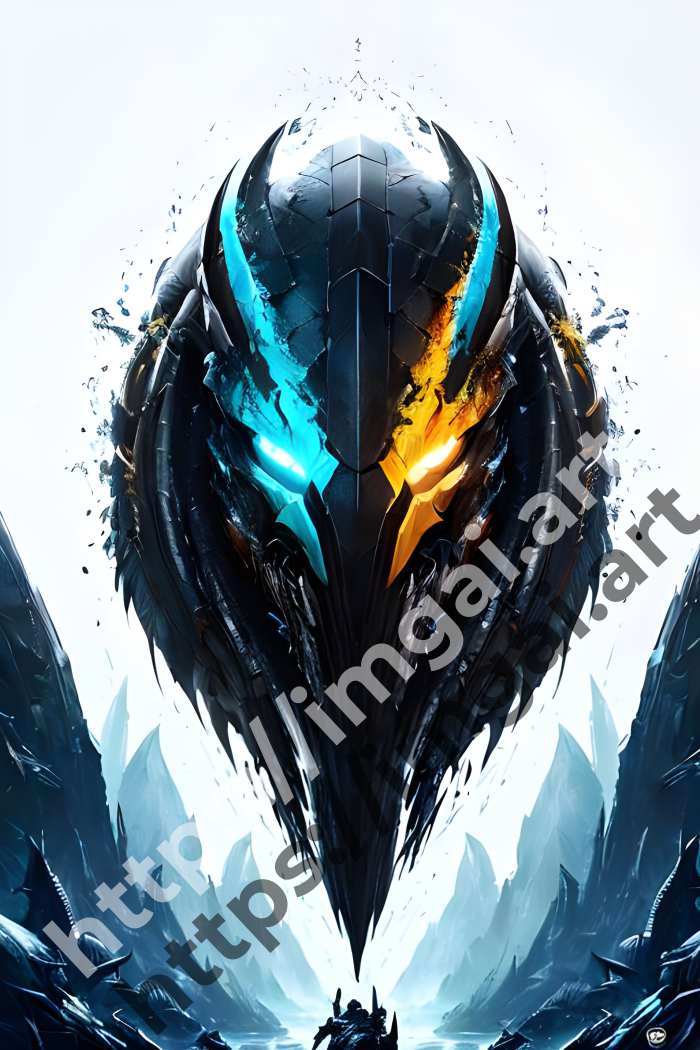  Постер Predator (фильмы)  в стиле Splash art. №728