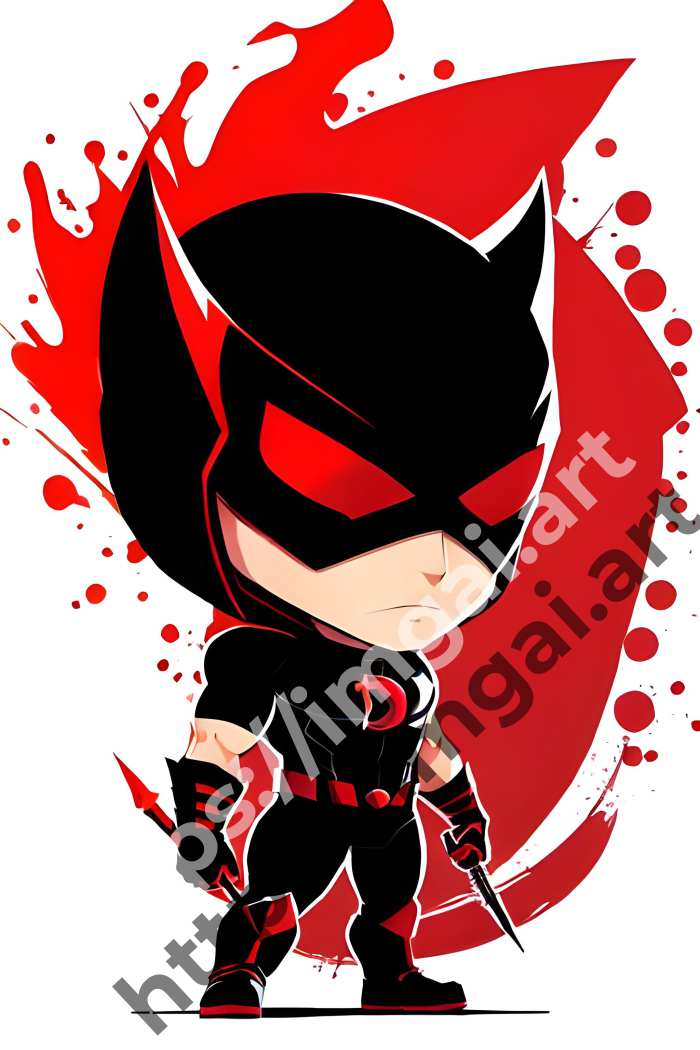 Принт Daredevil (герои) в стиле Splash art, Граффити. №838 — купить  изображение в большом разрешении