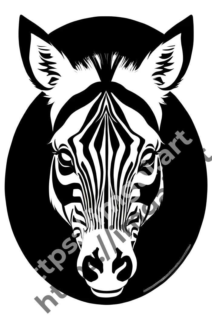  Принт zebra (дикие животные)  в стиле Акварель. №896