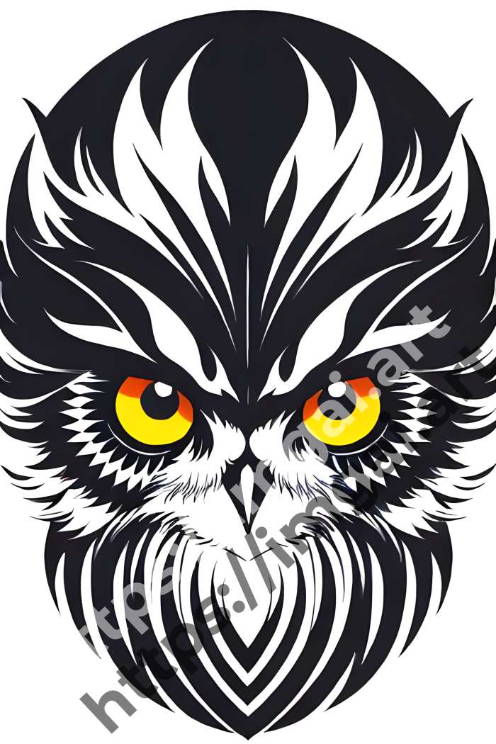  Принт owl (птицы)  в стиле Splash art. №954