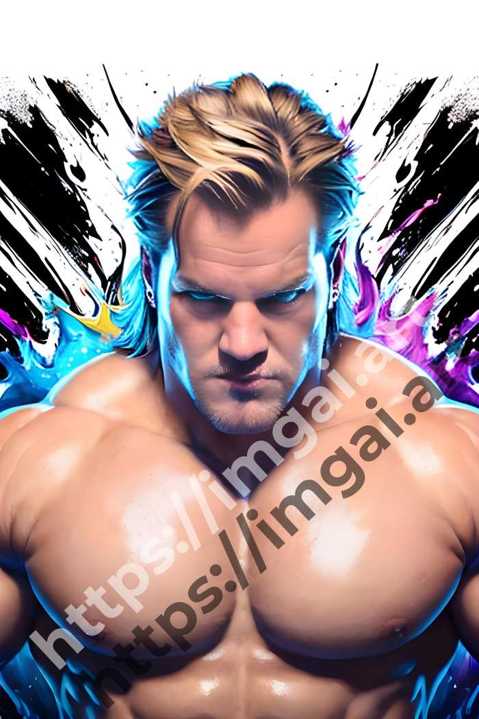  Постер Chris Jericho (рестлеры)  в стиле Splash art. №994